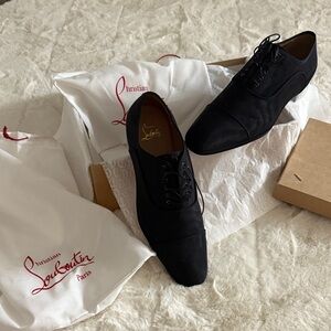 Christian Louboutin Elegant Black Oxfords